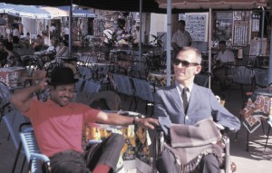 Gordon and Jimmy Gillard relaxing in Europe