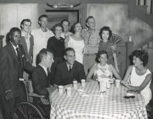 Gordon at the wrap party for TV Western